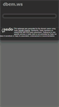 Mobile Screenshot of dbem.ws